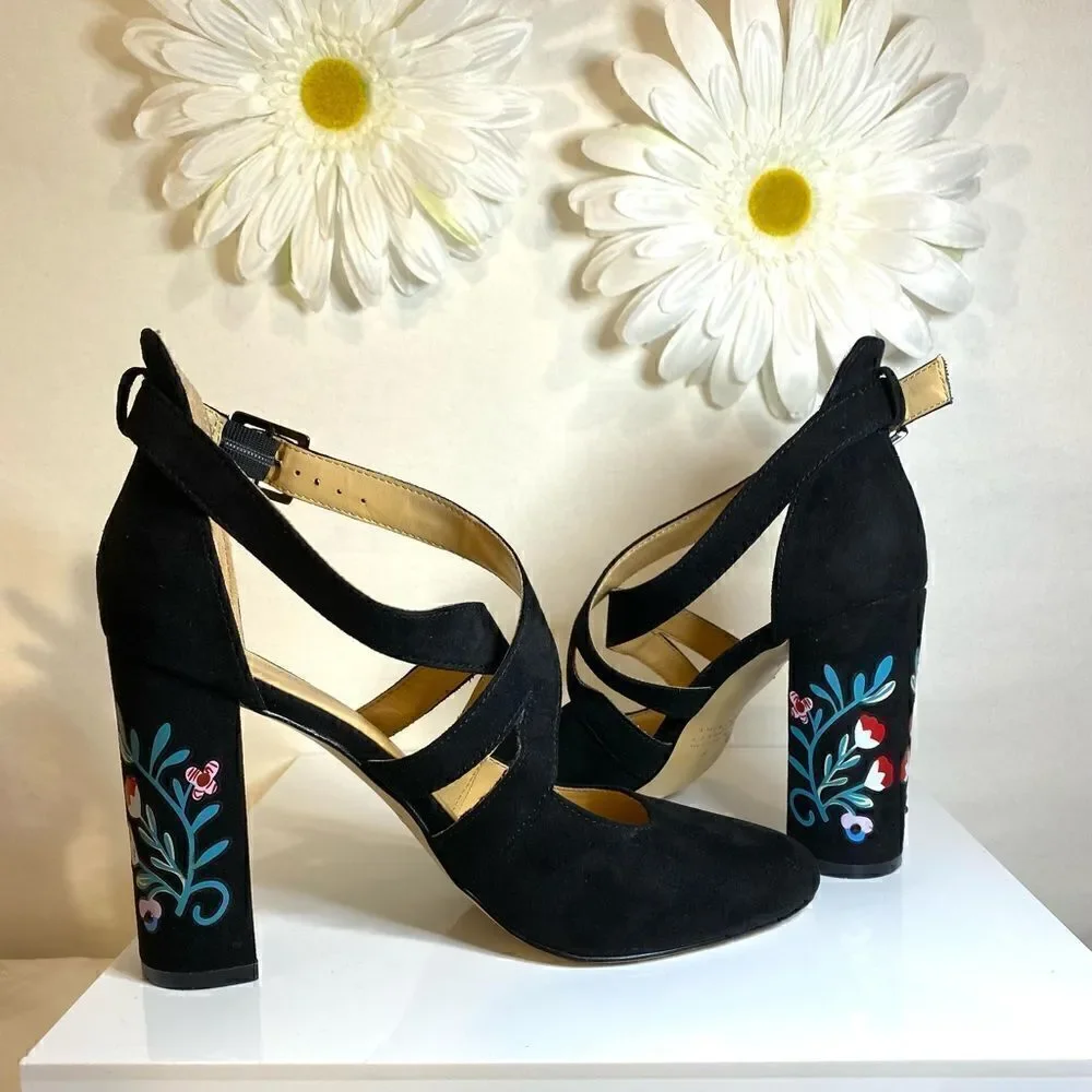 Badgley Mischa Tattoo Painted Heels